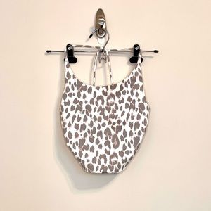 Victoria's Secret Snow Leopard Crop-top